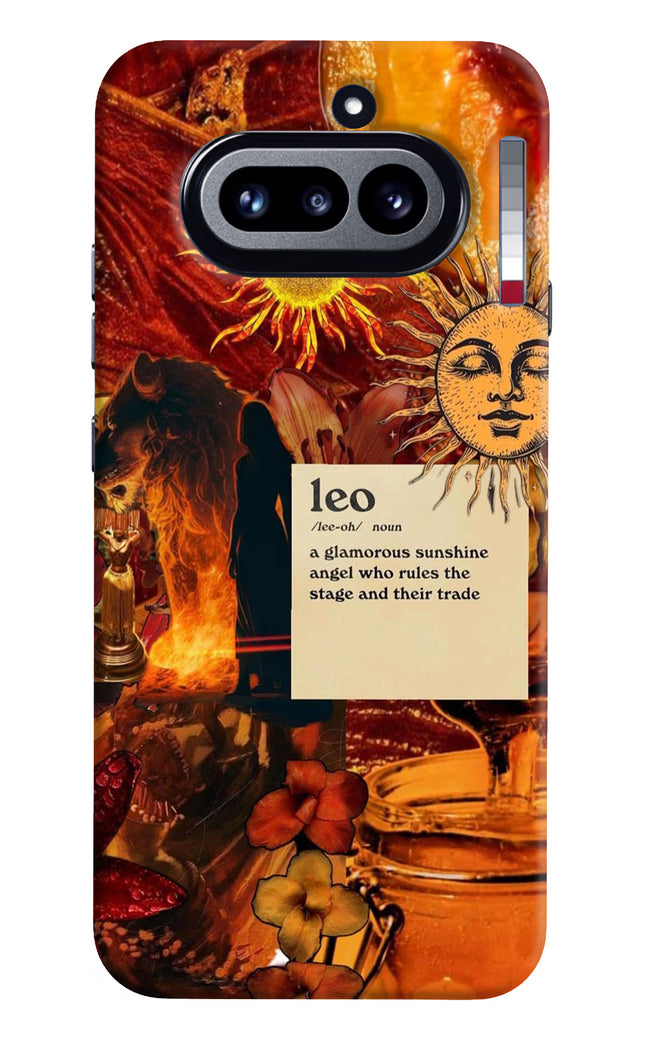 Leo Zodiac Nothing Phone 4a Hard Case Back Cover by Casekaro
