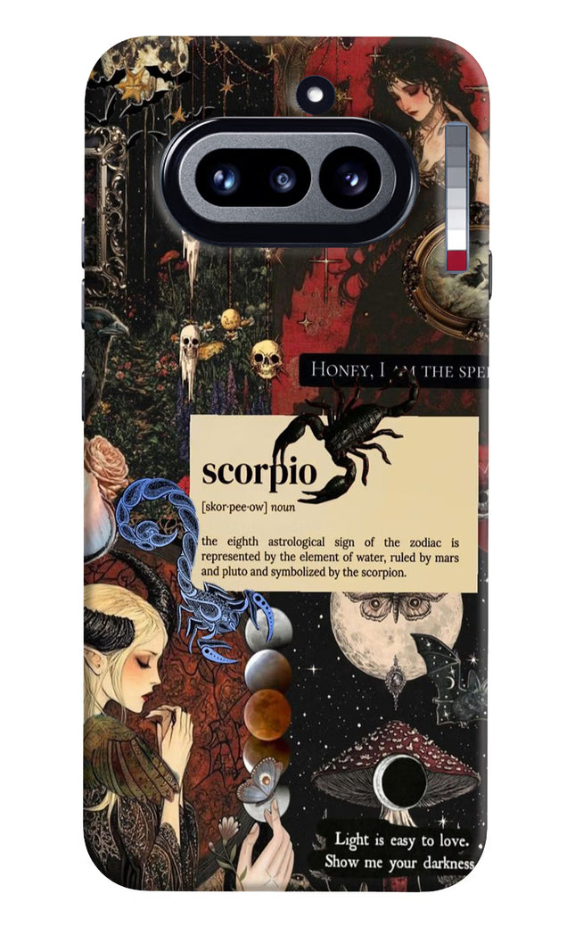 Scorpio Zodiac Nothing Phone 4a Hard Case Back Cover by Casekaro