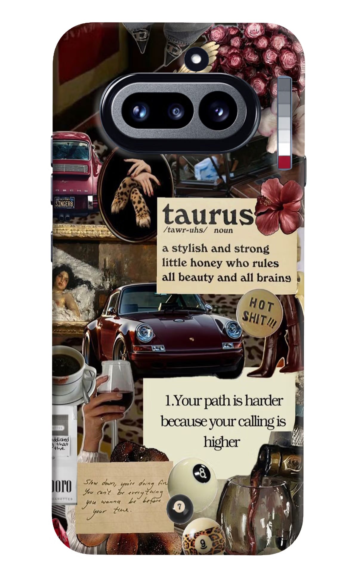 Taurus Zodiac Nothing Phone 4a Hard Case Back Cover by Casekaro