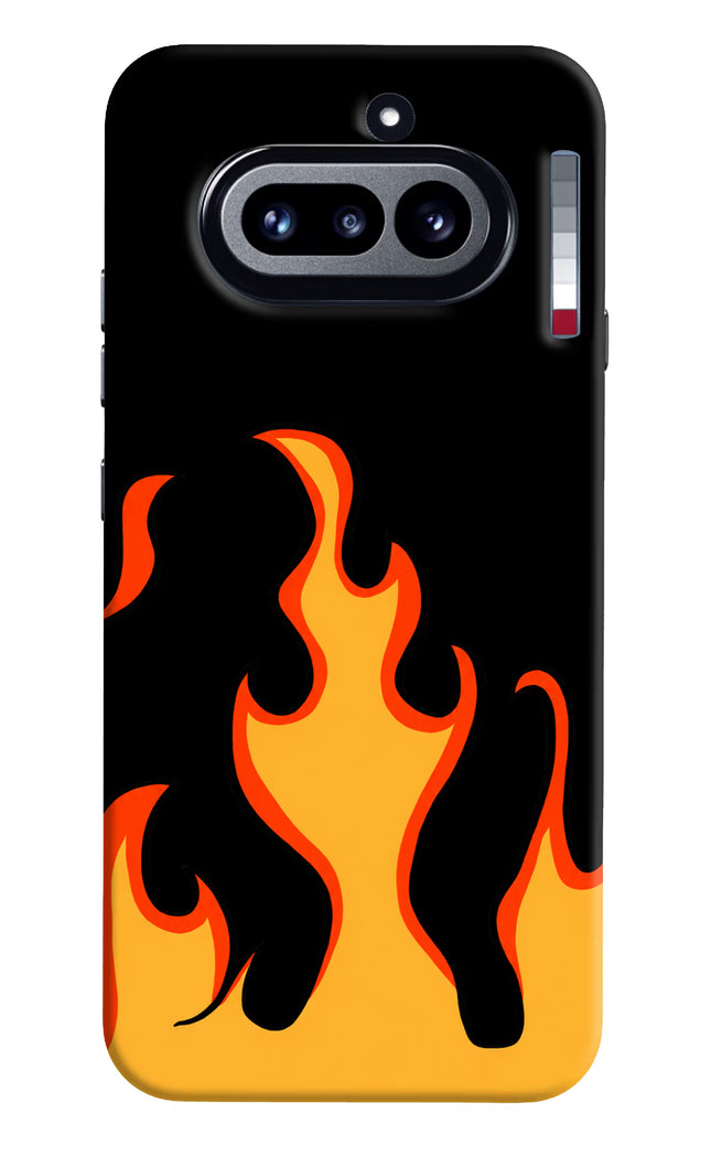 Fired Up – Black Nothing Phone 4a Hard Case Back Cover by Casekaro