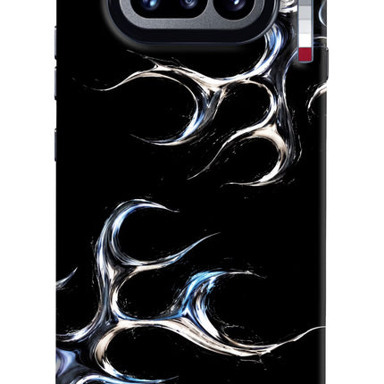 Chrome Tribal Nothing Phone 4a Hard Case Back Cover by Casekaro