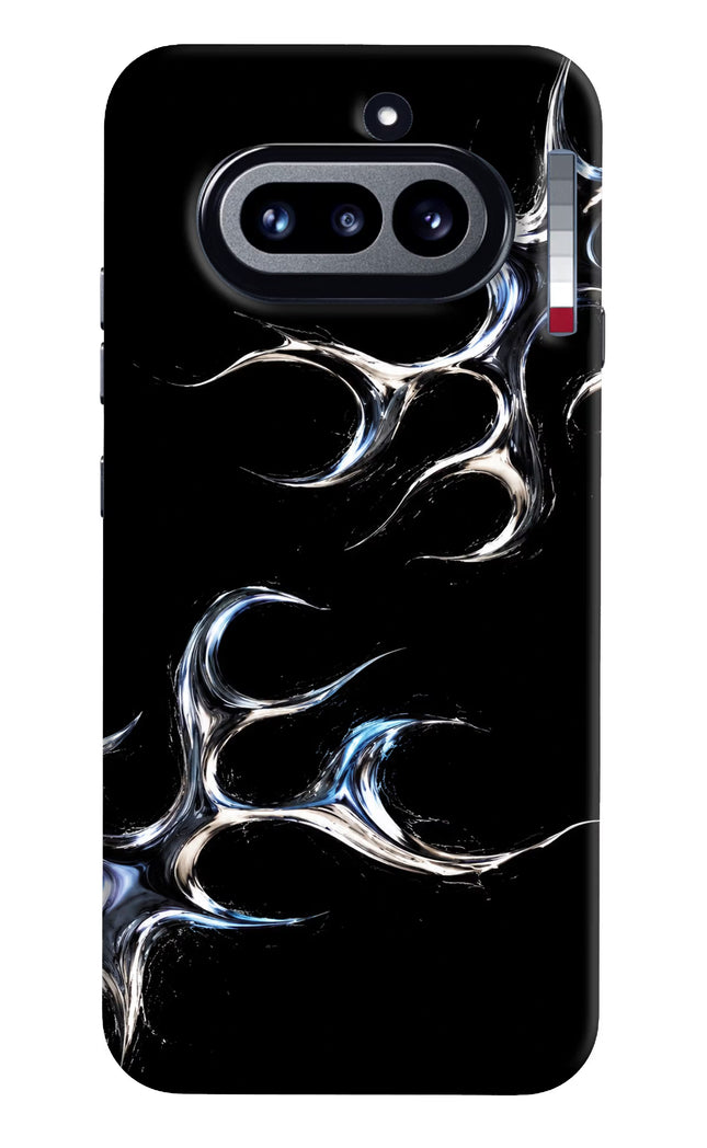 Chrome Tribal Nothing Phone 4a Hard Case Back Cover by Casekaro