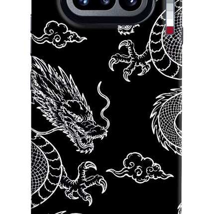 Twin Dragons Nothing Phone 4a Hard Case Back Cover by Casekaro