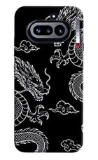 Twin Dragons Nothing Phone 4a Hard Case Back Cover by Casekaro