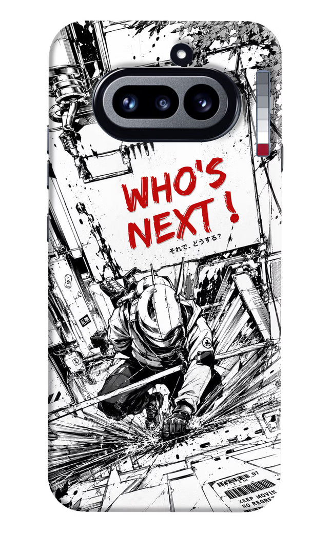 Who's Next Nothing Phone 4a Hard Case Back Cover by Casekaro