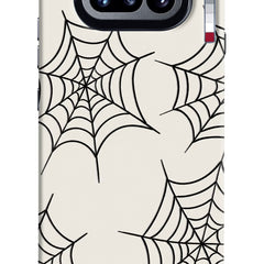 Spider Web Nothing Phone 4a Hard Case Back Cover by Casekaro