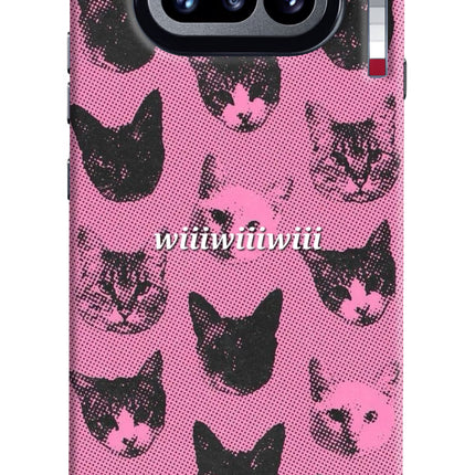 Pink Cats Nothing Phone 4a Hard Case Back Cover by Casekaro