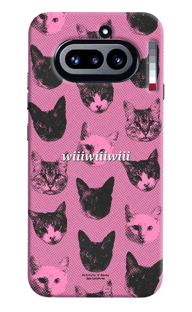 Pink Cats Nothing Phone 4a Hard Case Back Cover by Casekaro
