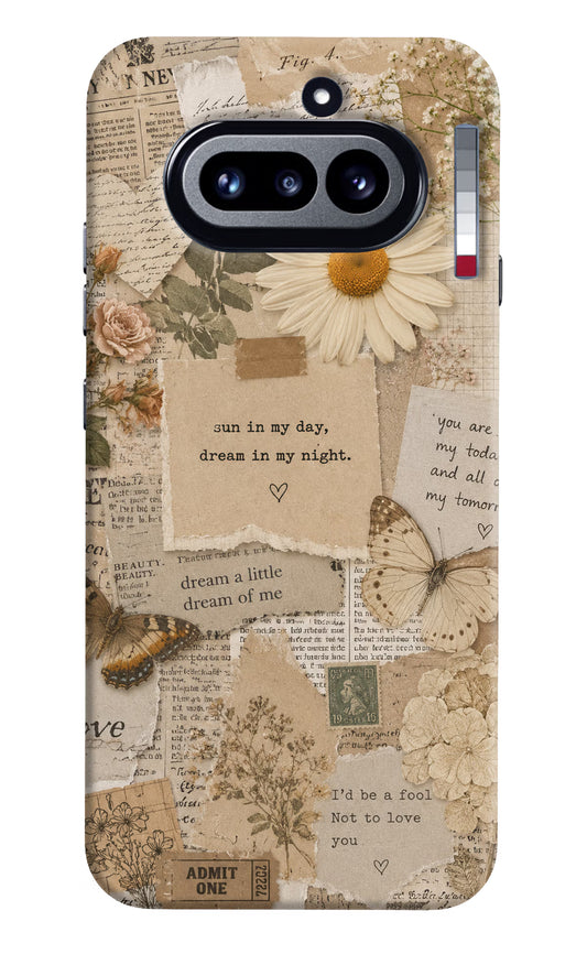 Vintage case Nothing Phone 4a Back Cover