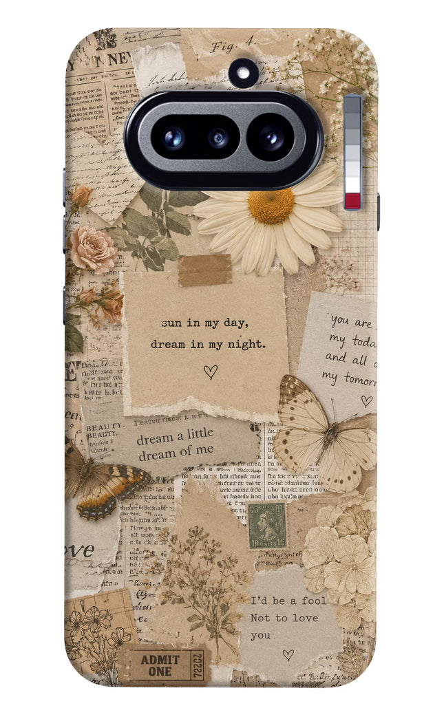 Vintage case Nothing Phone 4a Hard Case Back Cover by Casekaro