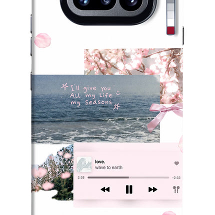 Wave to earth Nothing Phone 4a Hard Case Back Cover by Casekaro