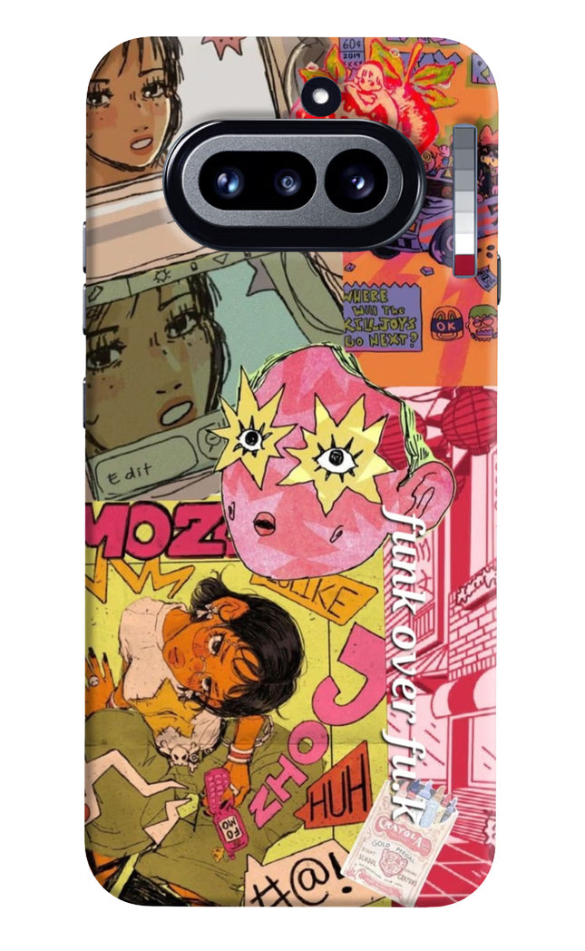 Funkover Nothing Phone 4a Hard Case Back Cover by Casekaro