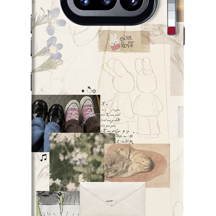 Soft Aesthetic Nothing Phone 4a Hard Case Back Cover by Casekaro