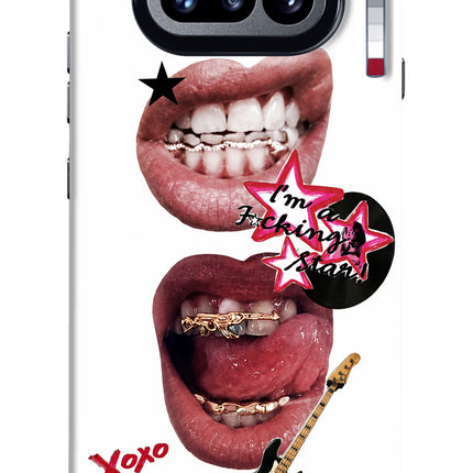 Rockstar Nothing Phone 4a Hard Case Back Cover by Casekaro
