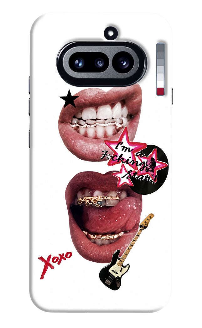 Rockstar Nothing Phone 4a Hard Case Back Cover by Casekaro
