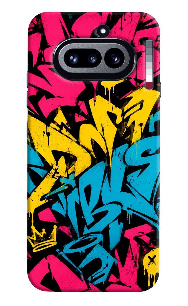 Graffiti Vibe Nothing Phone 4a Hard Case Back Cover by Casekaro