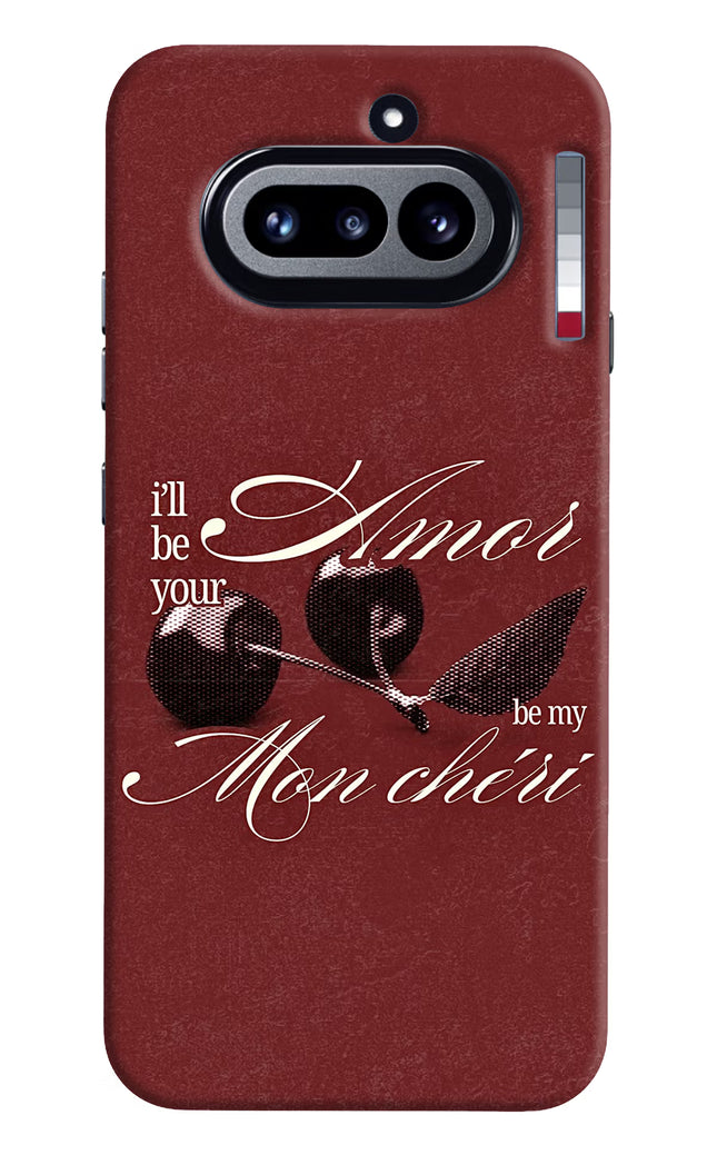 Velvet Cherry Nothing Phone 4a Hard Case Back Cover by Casekaro