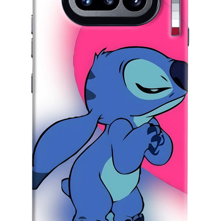 Stitch Hug Nothing Phone 4a Hard Case Back Cover by Casekaro