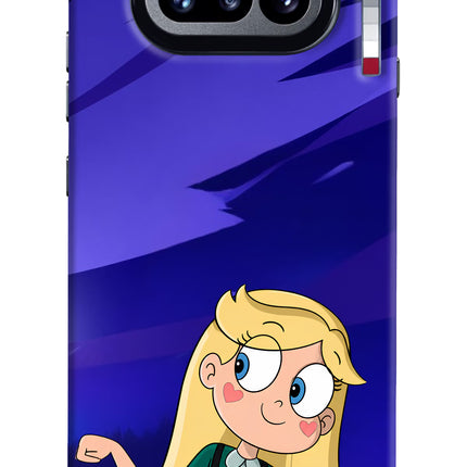 Star Glow Nothing Phone 4a Hard Case Back Cover by Casekaro