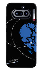 Love Orbit Nothing Phone 4a Hard Case Back Cover by Casekaro