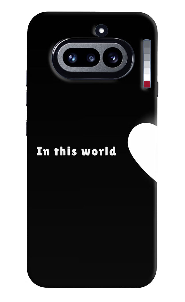 This World Nothing Phone 4a Hard Case Back Cover by Casekaro
