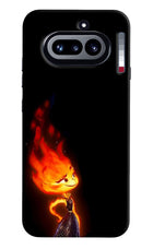 Ember Flame Nothing Phone 4a Hard Case Back Cover by Casekaro