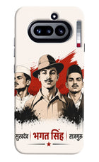 Bhagat Singh Trio Nothing Phone 4a Hard Case Back Cover by Casekaro