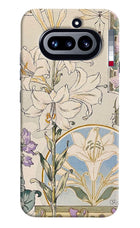 White Lily Nothing Phone 4a Hard Case Back Cover by Casekaro