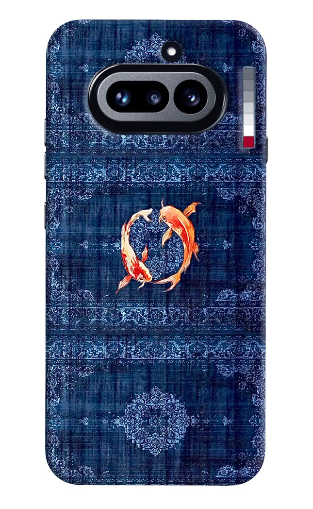 Koi Blue Nothing Phone 4a Hard Case Back Cover by Casekaro
