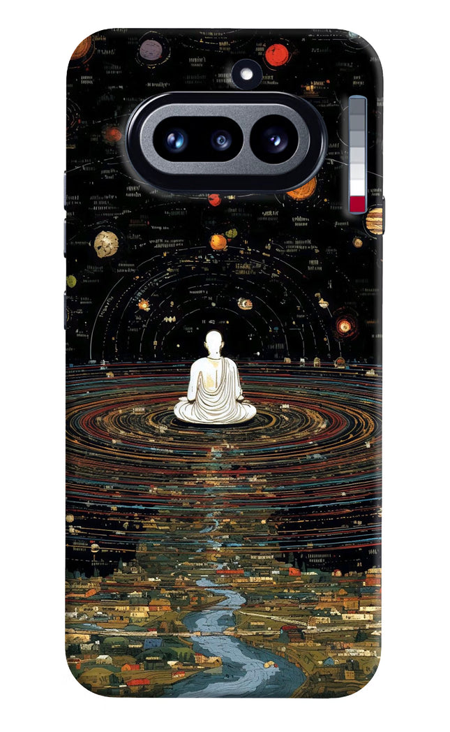 Space Monk Nothing Phone 4a Hard Case Back Cover by Casekaro