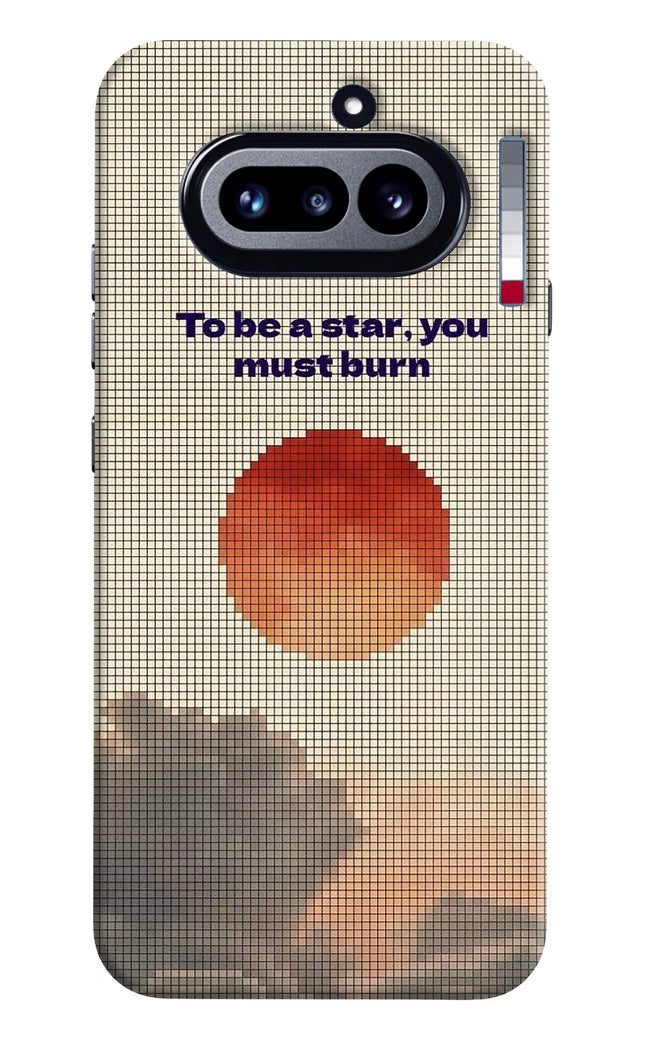 Pixel Sun Nothing Phone 4a Hard Case Back Cover by Casekaro
