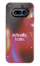 Pink Aura Nothing Phone 4a Hard Case Back Cover by Casekaro
