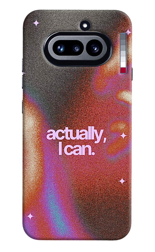 Pink Aura Nothing Phone 4a Hard Case Back Cover by Casekaro