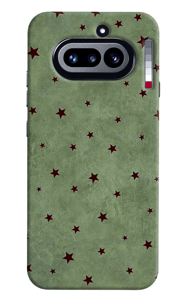 Green Stars Nothing Phone 4a Hard Case Back Cover by Casekaro