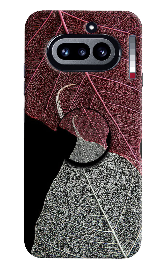 Leaf Pattern Nothing Phone 4a Pop Case by Casekaro