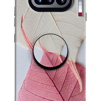 White Pink Leaf Nothing Phone 4a Pop Case by Casekaro