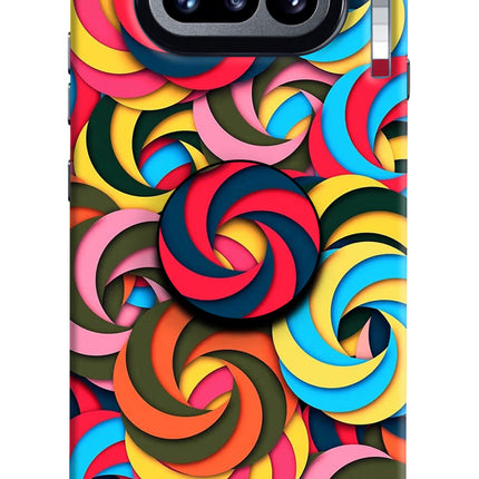 Spiral Pattern Nothing Phone 4a Pop Case by Casekaro