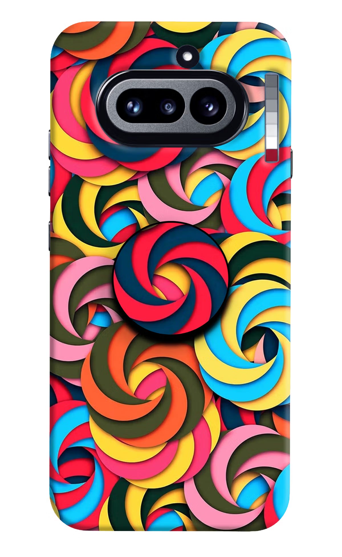 Spiral Pattern Nothing Phone 4a Pop Case by Casekaro
