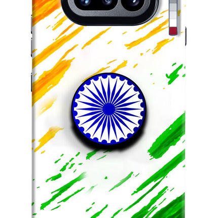 Indian Flag Ashoka Chakra Nothing Phone 4a Pop Case by Casekaro