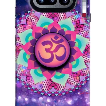 Om Purple Nothing Phone 4a Pop Case by Casekaro