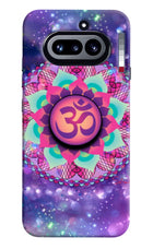 Om Purple Nothing Phone 4a Pop Case by Casekaro