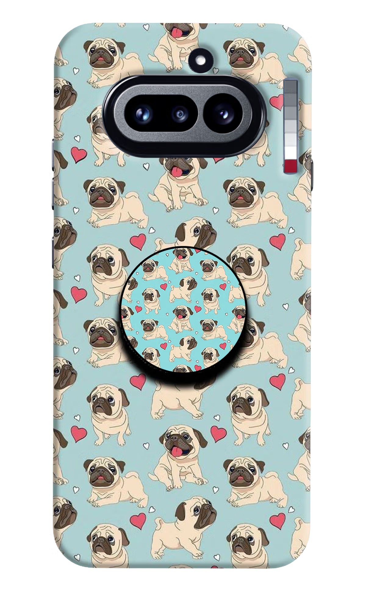 Pug Dog Nothing Phone 4a Pop Case by Casekaro