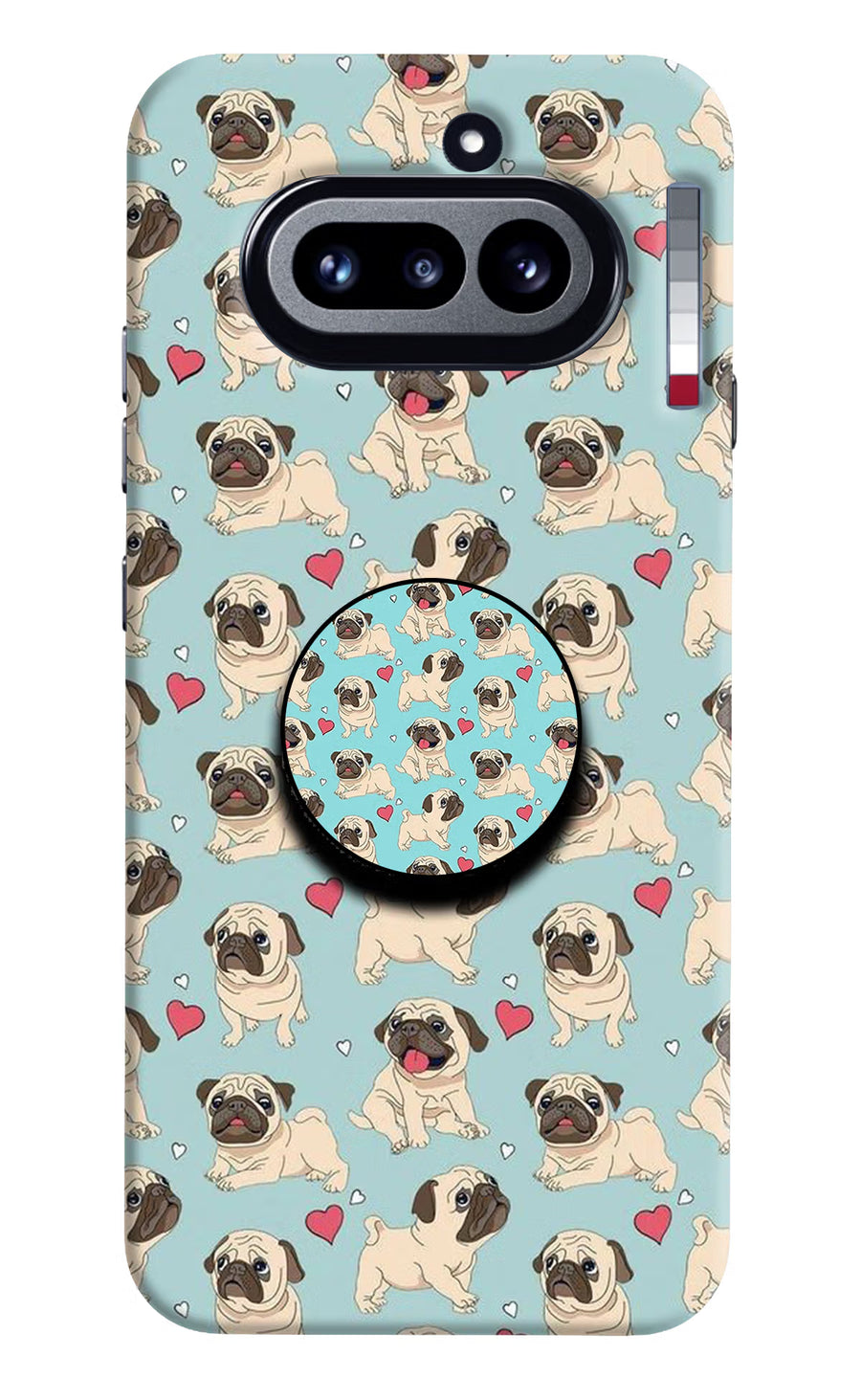 Pug Dog Nothing Phone 4a Pop Case, Hard case