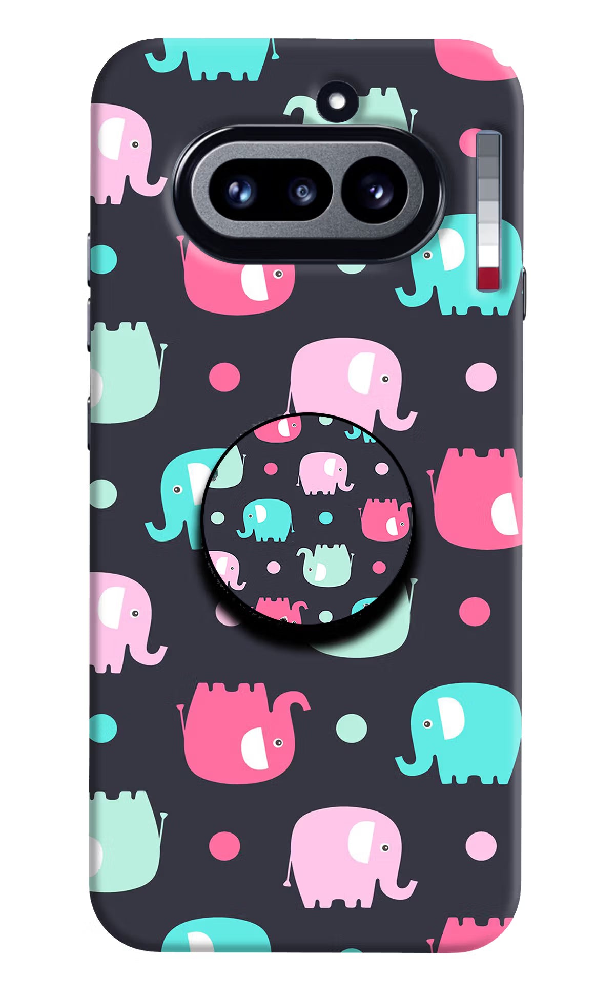 Baby Elephants Nothing Phone 4a Pop Case by Casekaro