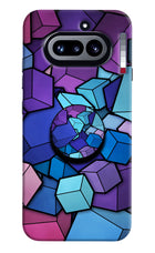 Cubic Abstract Nothing Phone 4a Pop Case by Casekaro