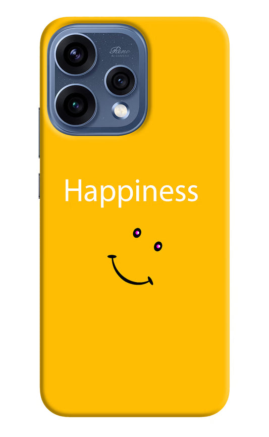 Happiness With Smiley Oppo Reno15 5G Hard Case Back Cover by Casekaro