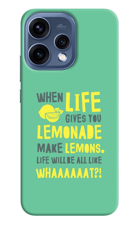 Quote Oppo Reno15 5G Hard Case Back Cover by Casekaro