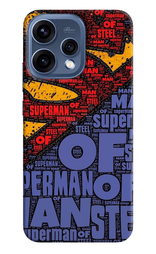 Superman Oppo Reno15 5G Hard Case Back Cover by Casekaro