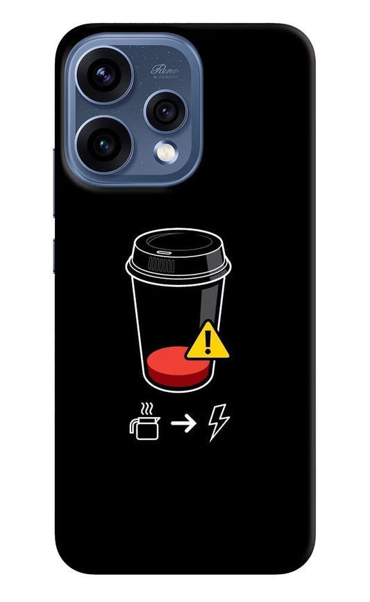 Coffee Oppo Reno15 5G Hard Case Back Cover by Casekaro