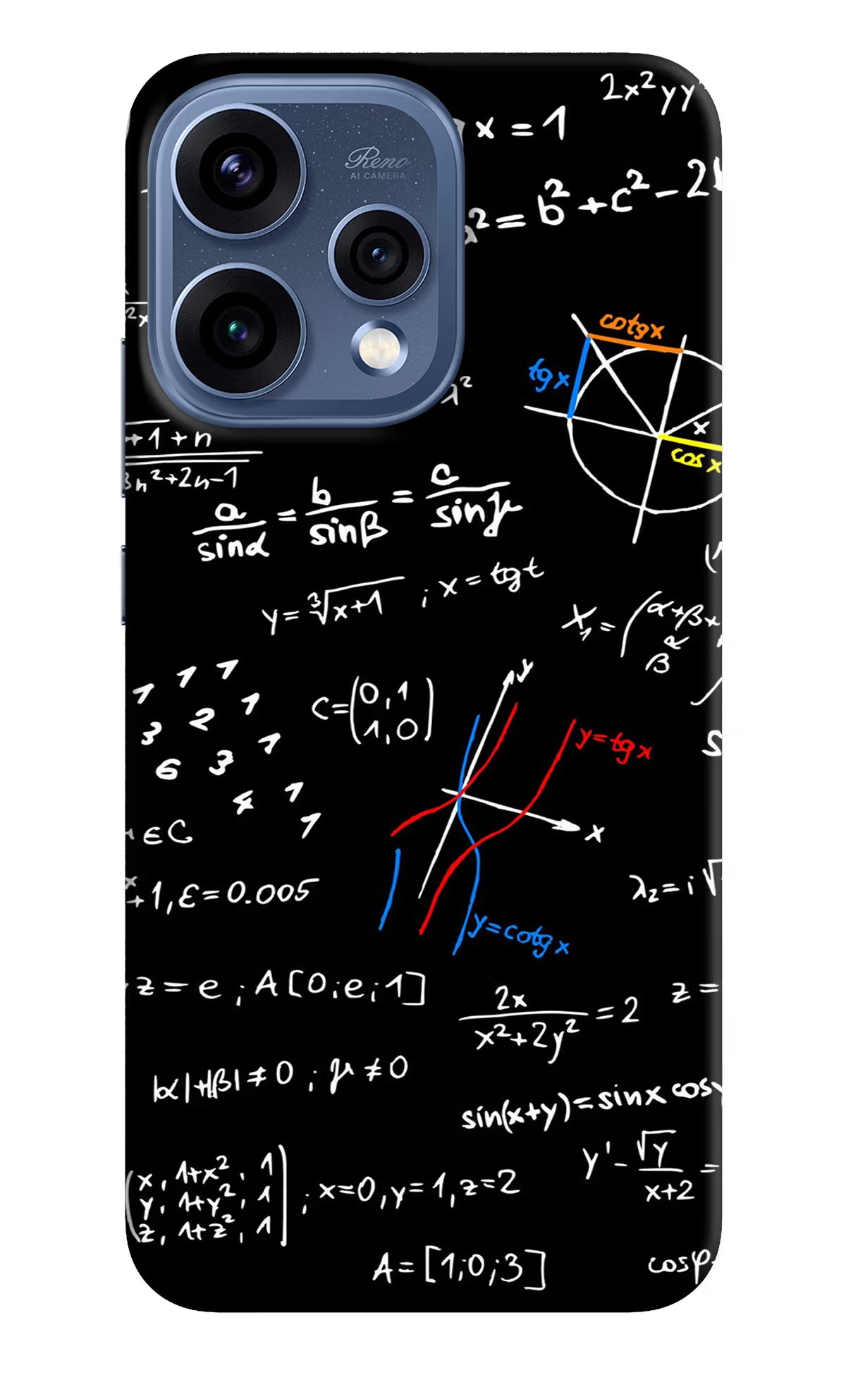 Mathematics Formula Oppo Reno15 5G Hard Case Back Cover by Casekaro